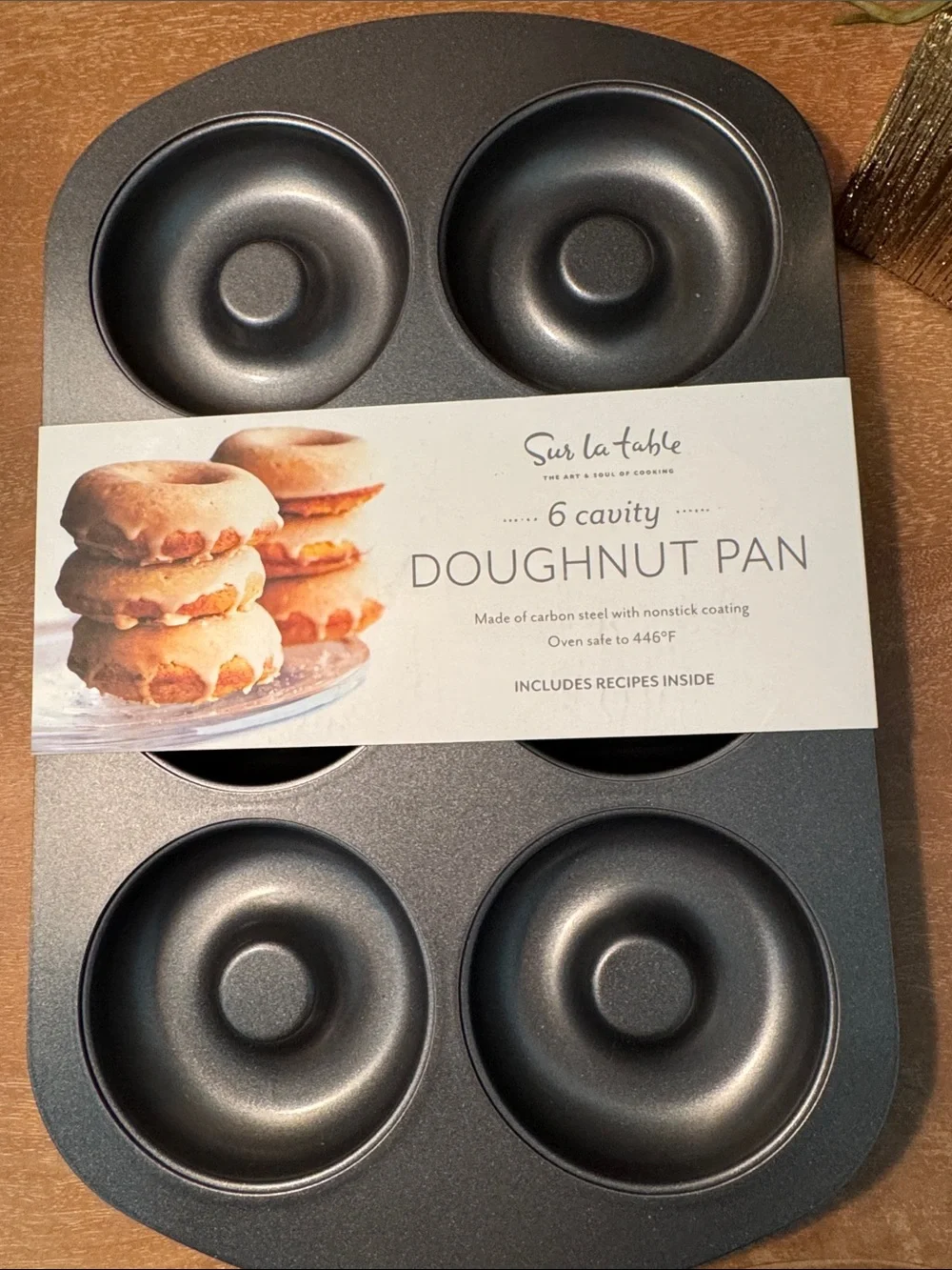 NWT 6 Donut Baking Pan by Sur La Table